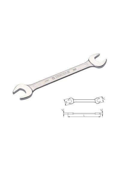 İzeltaş 0161 İki Ağız Anahtar Uzun Boy 3/4X7/8 (Sae) - 0161011922