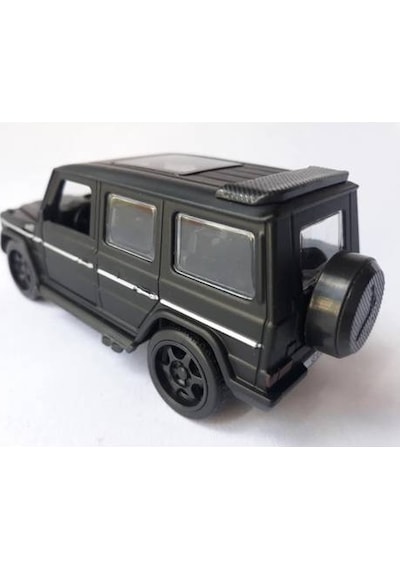 Mercedes Benz G63 Jeep Diecast Koleksiyon Metal Jeep 12Cm Siyah