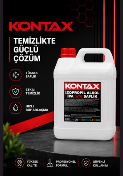 Kontax İzopropil Alkol %70 Saflıkta 5 Lt Diğer