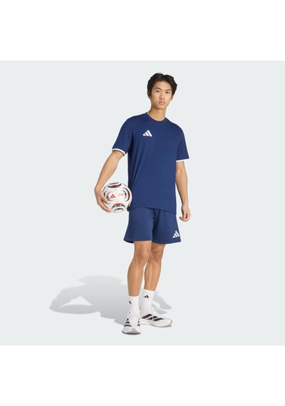 Adidas Ent26tee Erkek Spor T-shirt Jz6678 Lacivert