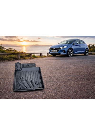 Hyundai İ20 2020+ Uyumlu 3d Oto Paspas Ve Bagaj Havuzu Set Premium