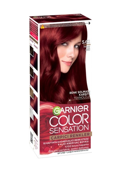 Garnier Çarpıcı Renkler 5.62 Parlak Lal Kızılı - 4 Adet Tarı