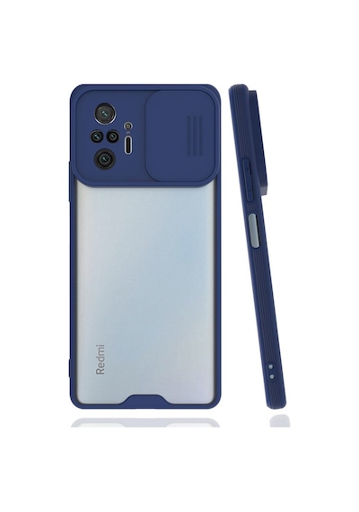 Nettech Xiaomi Redmi Note 10 Pro 4g Uyumlu Platin Kamera Kızaklı Arka Koruma Kılıf - Kırmızı Kırmızı