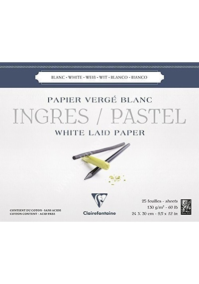 Clairefontaine İngres Pastel Blok 24x30 25 Yap. 130gr - 96482c