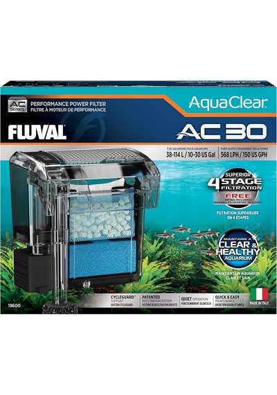 Aquaclear Power Filter 30 Akvaryum Dış Filtre Klipsli Filtre, 38 L İla 114 L Akvaryumlar İçin, 6 W Aquaclear Power Filter 30 Akvaryum Dış Filtre Klipsli Filtre, 38 L İla 114 L Akvaryumlar İçin, 6 W