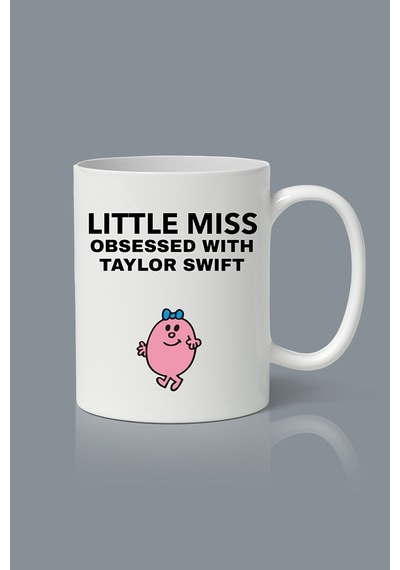 Little Miss Taylor Swift Baskılı Kupa Bardak Beyaz