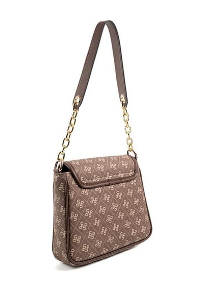Silver Polo Sp1147 Kadın Omuz Çantası Monogram Kahve-kahve