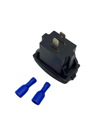 12v-24v Telefon Şarj Cihazı 3.1 A Usb Anahtar Tipi Kırmızı Işık
