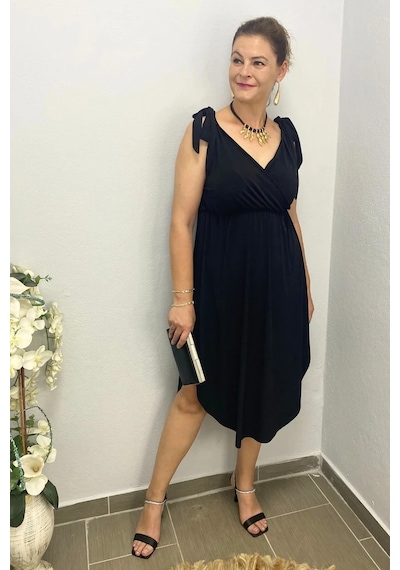 Mia Butik Kadın Siyah Helen Elbise Siyah