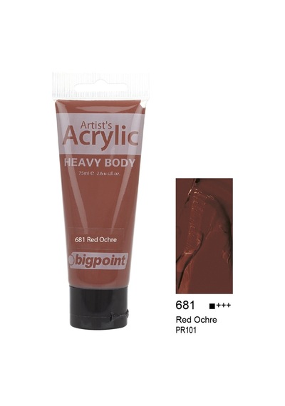Bigpoint Akrilik Boya 75 Ml Red Ochre 681
