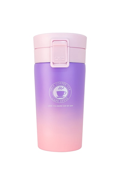 Kahve Kupası Termos Caka Coffee Cup Açık Mor