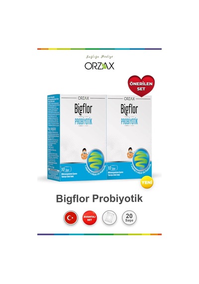 Tr Bigflor Probiyotik Prebiyotik 10 Saşe, Set Of 2