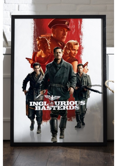 Soysuzlar Çetesi Siyah Ahşap Çerçeveli Poster, Dekoratif Film Duvar Tablosu