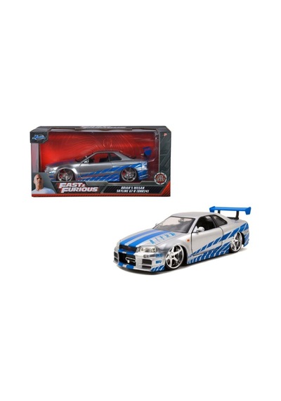 Jada Fast & Furious 2002 Nissan Skyline 1:24 Model Araba