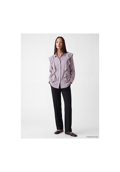 LC Waikiki Alıta Cıty Farkıyla Lcw Everyday Lila Modal Karışımlı Fırfırlı Kadın Gömlek Tunik Lila - 931519720 Lila LC Waikiki Alıta Cıty Farkıyla Lcw Everyday Lila Modal Karışımlı Fırfırlı Kadın Gömlek Tunik Lila - 931519720 Lila