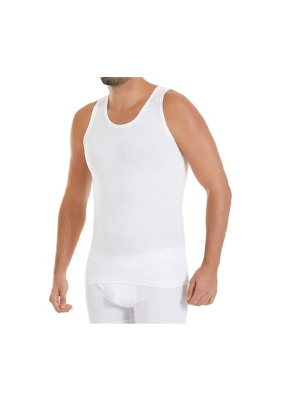 6 Adet Yıldız Erkek Bambu Atlet Beyaz 315 001