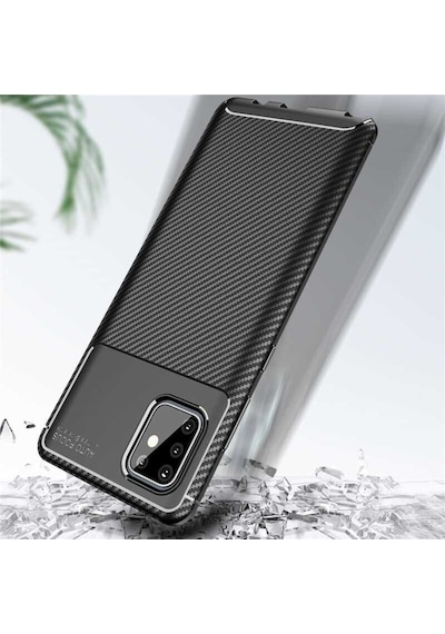 Samsung Uyumlu Galaxy Note 10 Lite Kilif Karbon Silikon Case 405436888