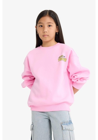 Defacto Kız Çocuk Oversize Geniş Kalıp Bisiklet Yaka Sırt Baskılı İçi Yumuşak Tüylü Sweatshirt E6781a825wnpn666 Pembe Defacto Kız Çocuk Oversize Geniş Kalıp Bisiklet Yaka Sırt Baskılı İçi Yumuşak Tüylü Sweatshirt E6781a825wnpn666 Pembe