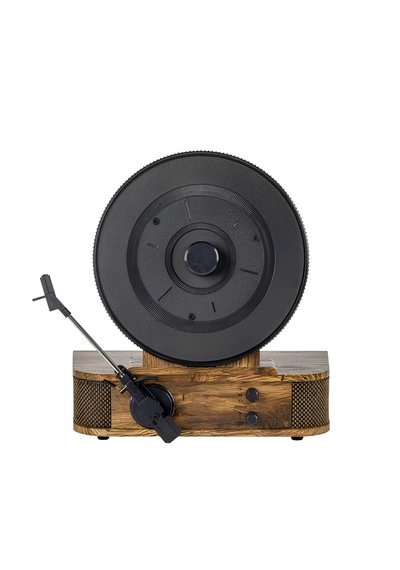 Fomix 208 Dikey Pikap Plak Çalar Hoparlör Ve Bluetooth Kitli Kahverengi 1 Adet