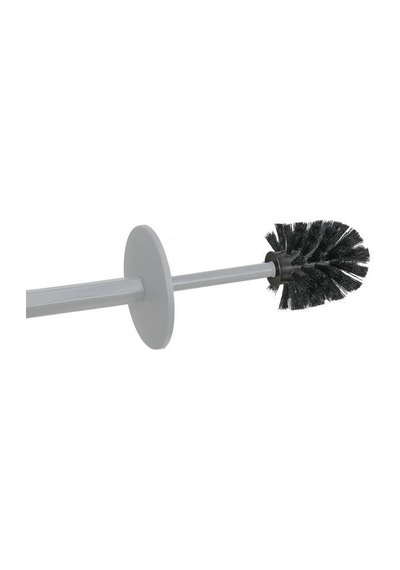 Omnipazar Elf-n522 Nostalji 4'lü Çöp Kovalı Wc Fırçalı Banyo Seti Taş Gri Gri