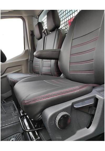 Ford Transit Tek Kabin Araca Özel Deri Oto Koltuk Kılıfı (468048858)