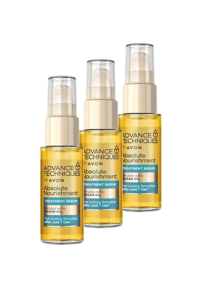 Avon Advance Techniques Argan Yağı Içeren Besleyici Saç Serumu 3 x 30 ML