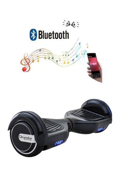 Citymate Hoverboard Elektrikli Kaykay Bluetooth 6.5 Siyah