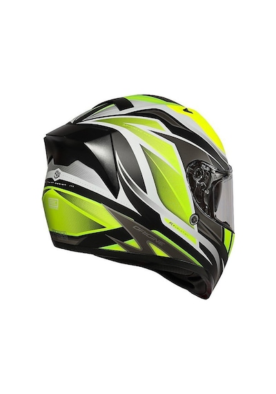 Strada Revolutıon Fluo Kapalı Kask Siyah - Sarı
