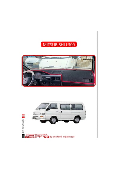 Mıtsubıshı L300torpido Koruma Halısı Kırmızı Kenar