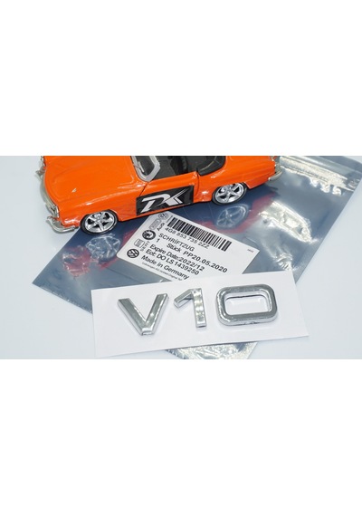 Dk Tuning V10 3m 3d Krom Abs Bagaj Logo Amblem Audi İle Uyumlu
