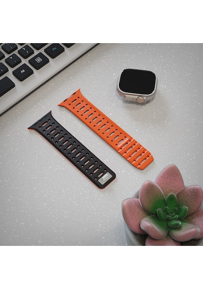 Apple Uyumlu Watch Ultra / Watch Ultra 2 49mm Kordon Yumuşak Soft Silikon Kayış Kordon