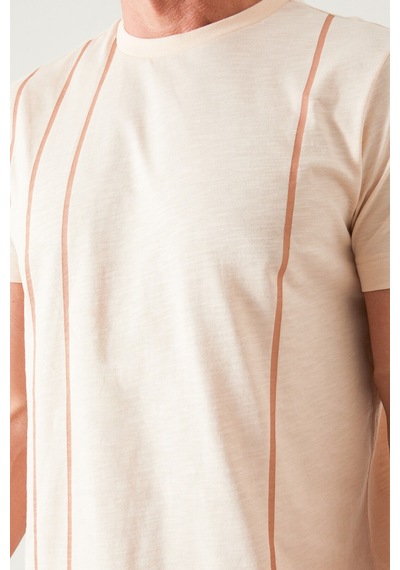 Arnetta 2509 Kısa Kol Bermuda Şort Erkek Pijama Takım Buğday Bej