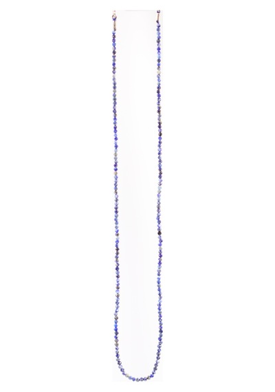 Lapis Lazuli Taşı Doğal Taş Kolye Bileklik Seti Fasetli Kesim 2-3 Mm Lacivert