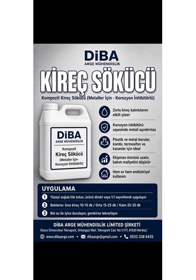 Kompozit Kireç Sökücü Metaller İçin 5 L