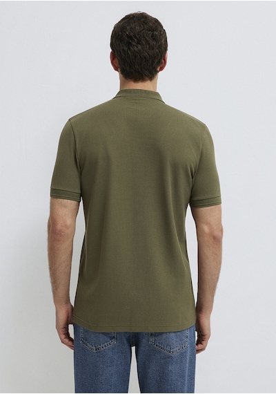 Mavi - Yeşil Polo Tişört 064946-71543 Yeşil