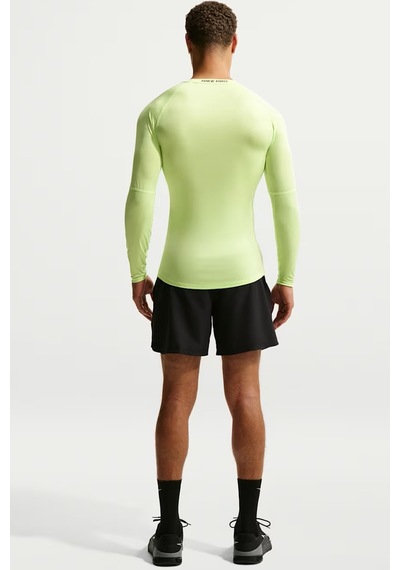 Nike Pro Dri Fit Tight Top Mens Ls Uzun Kollu Erkek Antreman Sweatshirt Yeşil