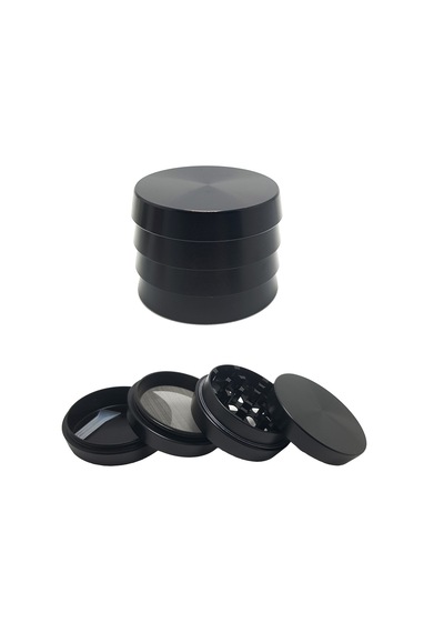 Siyah 52 MM 4 Katlı Grinder Herbal Öğütücüsü Parçalayıcı  Rb84sy