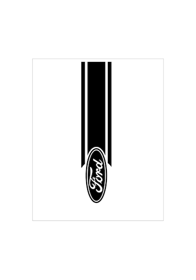 Ford İçin Özel Yeni Uyumlu Aksesuar Oto Kaput Özel Yeni Sticker