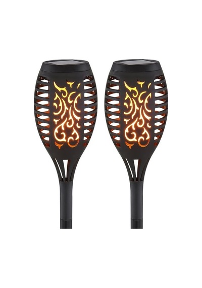 POWERMASTER PM-15940 12 LEDLİ IP65 ALEVLİ SOLAR BAHÇE AYDINLATMA