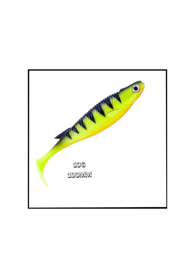 Uyguna-yakala 10g 100mm -seğirme Silikon Balık - Uv Boyalı -h-1061-29