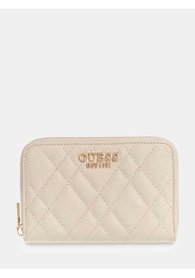 Guess Isemay Patent Look Kadın Cüzdan Swgg9628140 Krem