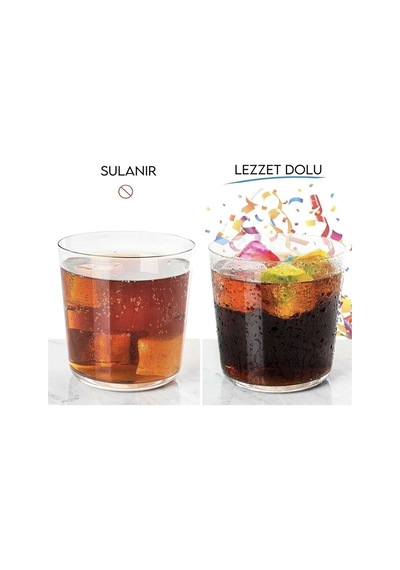 Renkli Tükenmez Buz Kalıbı Buz Küpleri Soğutucu 12'li Plastik Diğer