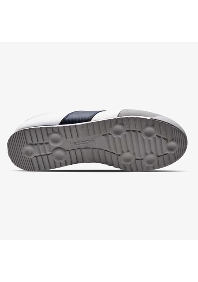 Lescon Flint 3 İnce Taban Erkek Sneakers Spor Ayakkabı Beyaz - Lacivert