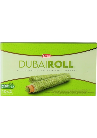 Elvan Dubai Roll Gofret 18 Gr. 10 Adet 1 Kutu