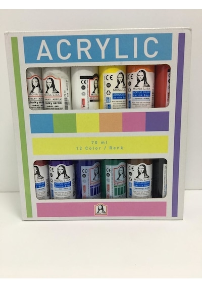 Südor Monalisa Akrilik 12 X 70 Ml Set Extra Beyaz
