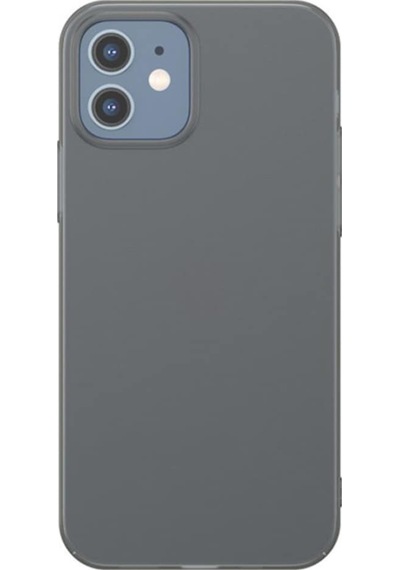 Baseus Apple Uyumlu iPhone 12 Mini 5.4 Comfort Ince Seffaf Kilif Matte Pp Kil 295154688 - Renk / Füme
