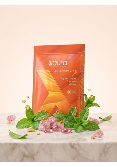 Xaura X-recovery Transdermal Terapi Bandı Organik Yağlar, Turmalin, Mentol