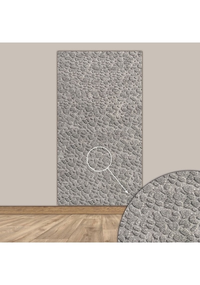 Tink 3d Kendinden Yapışkanlı Akustik Keçe Panel Leopar Desenli 52x98 Cm 2 Adet 1 M² Gri