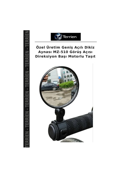 Özel Üretim Geniş Açılı Dikiz Aynası Mz-510 Görüş Açısı Direksiyon Başı Motorlu Taşıt
