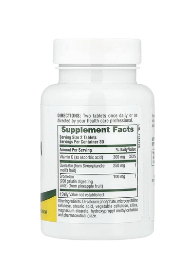 Naturesplus, Quercetin Plus With Bromelain & Vit. C, 60 Tablets